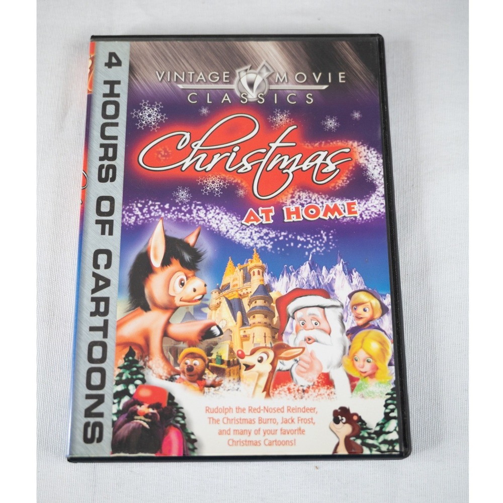 Vintage 4 Movie Classics Christmas At Home‎ DVD Kids Burro Rudolph jack frost